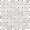 Msi Calacatta Cressa Basket Weave SAMPLE Honed Marble Mesh-Mounted Mosaic Tile ZOR-MD-0480-SAM - alternate 1